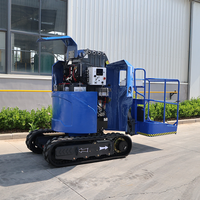 Nacelle élévatrice télescopique CD Crawler 7m 200kg Électrique 48V Batterie 220Ah Entièrement Automatique Double Contrôleur pour Construction et Utilisation Extérieure
