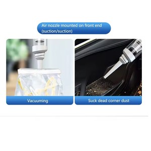 Mini aspiradora portátil sin escobillas para coche de 200W, aspiradora recargable de mano de alta potencia, aspiradora de carga rápida para alfombra de coche - Product Image 3