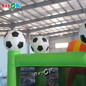 Château gonflable drôle de football bodyguard, château gonflable d'extérieur, château gonflable rose - Product Image 6