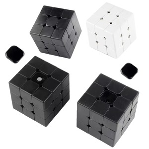 Cube Magique Vierge 3x3x3 en Plastique Blanc, Jeu de Voyage, Jouet Anti-Stress, Puzzle DIY, Cube de Vitesse pour Enfants - Product Image 2
