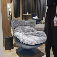 Fauteuil d'appoint de salon au design moderne, siège confortable à coussin unique, fauteuil de salon, fauteuil