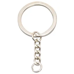 Wholesale 25mm key chain metal key ring holder high quality multi colors hot sale gift