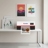 Nouvelle imprimante DTF A3 entièrement automatique avec tête d'impression Epson 33 cm double Xp600 F1080, système rouleau-à-rouleau, pour transfert de films sur T-shirts 12 pouces