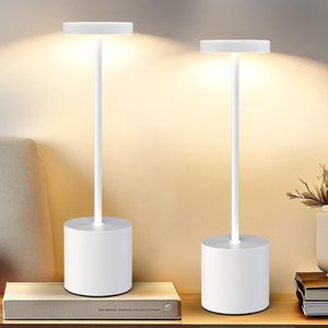 Wholesale Cordless Led Desk Lamps Wireless Rechargeable <b>Touch</b> Dimming Portable Bar Restaurant <b>Lights</b> Modern Table Lamp - Product Image 1