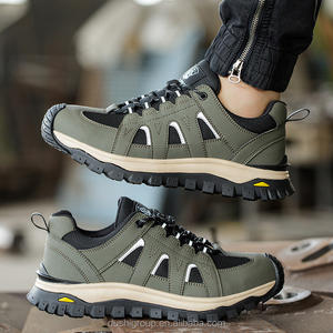 รองเท้าเซฟตี้กันน้ำและกันลื่นสำหรับผู้ชายแบบสั่งทำพิเศษ รองเท้าเดินป่ากลางแจ้งทันสมัย รองเท้าทำงานพื้นยางคุณภาพสูง - Product Image 5