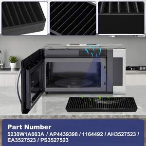 Filtre à charbon pour <span class=keywords><strong>micro</strong></span>-ondes WB06X10807, compatible avec les <span class=keywords><strong>micro</strong></span>-ondes GE PVM9005SJ8SS JVM7195SK6SS - Product Image 5