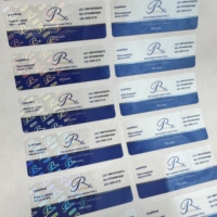 Étiquettes de sécurité holographiques personnalisées, autocollants holographiques anti-contrefaçon, étiquettes raffinées, étiquettes à données variables