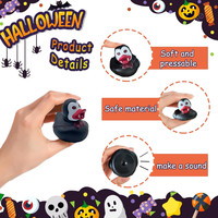 Assortiment de canards en caoutchouc pour Halloween pour la Saint-Valentin Diwali Décoration de Pâques Bain Douche Party Favors
