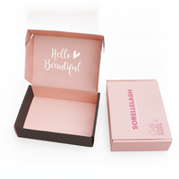 Boîte d'emballage cosmétique personnalisée en carton couché blanc avec impression CMJN et fermeture automatique pour produits de beauté
