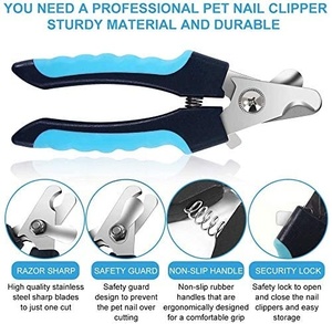 Professional Pet Cat <b>Dog</b> Nail Clipper Cutter With Sickle Stainless Steel Grooming <b>Scissors</b> Clippers for Pet Claws <b>Dog</b> Supplies - Product Image 3