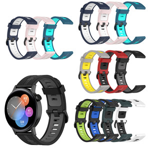 2022 patrón de <span class=keywords><strong>amazfit</strong></span> <span class=keywords><strong>GTS3</strong></span> GTR3 22mm de goma de silicona del deporte <span class=keywords><strong>reloj</strong></span> banda correa de correa 20mm para Samsung galaxy <span class=keywords><strong>reloj</strong></span> 4 - Product Image 2
