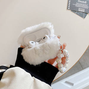 Gafas de felpa dibujos animados AirPods1/<span class=keywords><strong>2</strong></span> Generación simple Pro2 anticaída cubierta de auriculares Bluetooth 3 generaciones para creativo - Product Image 6