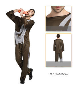 Costume de fête d'Halloween pour enfants, <span class=keywords><strong>squelette</strong></span>, fantôme, démon, costume de fête costumée, polyester, adultes, image 2 pièces - Product Image 6