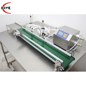Machine de remplissage automatique HZPK avec convoyeur pour eau potable, cosmétiques, canettes et petites bouteilles liquides, 4 têtes, pompe magnétique - Product Image 3