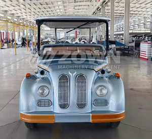 Voiture électrique vintage au design européen classique, durable, pour le transport touristique dans les zones panoramiques - Product Image 6