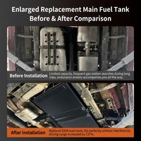 Tangki Bahan Bakar Pengganti Langsung dari Aluminium Magnesium Alloy untuk JMC Dadao Grand Avenue 2.3T(2023+) 140L yang Tangguh untuk Offroad