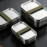 Baming RVS Bento Lunchbox voor Kinderen & Volwassenen, voor het bewaren van versheid, enkelvoudig, voor werk en lunch