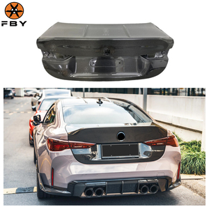 Coffre arrière en fibre de carbone sec chaud style CSL G82 pour BMW M4 coupé G82 2020-2023 ajustement parfait - Product Image 1