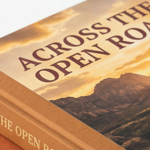 Impresión de <span class=keywords><strong>Libros</strong></span> Personalizados con Tapa Dura y Encuadernación Cosida, Novela de Ethan <span class=keywords><strong>Cole</strong></span>,  'Across the Open Road', Encuadernación Cosida con Hilo, Laminado Mate, Libro de Viaje - Product Image 6