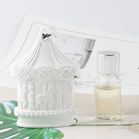 Diffuseur d'arômes en céramique et porcelaine blanc à suspendre pour voiture et armoire, désodorisant, cadeau de luxe, vente en gros