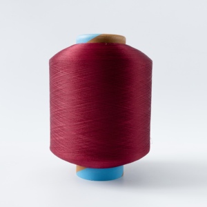 Échantillon gratuit de fil élastique haute densité teint 2075 3075 4075 en polyester filé à cœur et élasthanne simple enveloppée (SCY) pour le tricotage, le tissage et la fabrication de chaussettes - Product Image 1