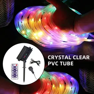 IP65 Waterproof solar strip light 5m 300 beads for Garden Patio Fence Balcony Party Tree Decoration Lighting