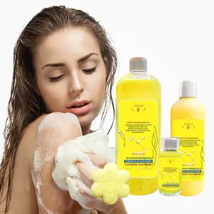 OEM Set da bagno Private Label vitamina E 6 giorni azione sbiancante Gel doccia lozione per il corpo olio per la casa Spa Set regalo per la cura della pelle