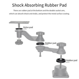 Montures VIN Marine Electronic Horizontal 12 "Support de bras oscillant avec plaque pivotante Sondeurs et traceurs VIN-TYQ-HB-01L - Product Image 3