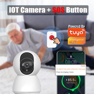 <span class=keywords><strong>กล้อง</strong></span> IOT เครื่องตรวจจับอินฟราเรดระบบรักษาความปลอดภัยรอบด้านปุ่ม SOS 360 ° มุมมองแบบพาโนรามาพร้อมชุดกล้องมองกลางคืนแบบแพน/เอียง - Product Image 3