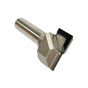 Herramienta de fresado PCD <span class=keywords><strong>CNC</strong></span> personalizada, enrutador de perfil de diamante policristalino Bit1/2*30 * H15 * 2T - Product Image 3