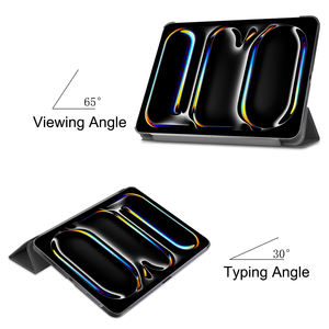 <span class=keywords><strong>Funda</strong></span> Magnética Delgada de Cuero PU para Tablet <span class=keywords><strong>Apple</strong></span> <span class=keywords><strong>iPad</strong></span> <span class=keywords><strong>Pro</strong></span> <span class=keywords><strong>11</strong></span> M5 2025 M4 2024, <span class=keywords><strong>Funda</strong></span> con Soporte Plegable Triple - Product Image 3