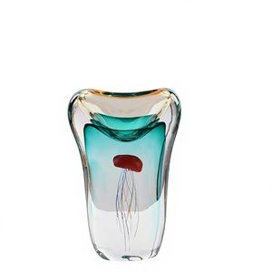 Vaso Artistico in Vetro di <span class=keywords><strong>Murano</strong></span> Soffiato a Mano con Medusa, Decorazione da Tavolo di Lusso, Idea Regalo - Product Image 4