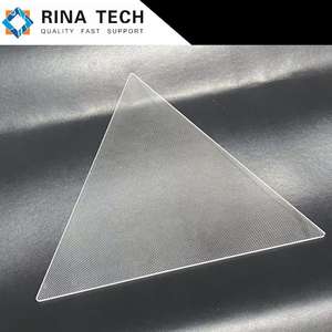 Matériau acrylique LGP triangulaire équilatéral personnalisé à haute luminosité pour éclairage LED de fond pour suspension géométrique moderne par Rina Tech - Product Image 6