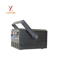 Projecteur laser de scène à LED à semi-conducteurs pompés par diode, puissance totale 200W, 15W, système de balayage ILDA, en alliage d'aluminium, pour utilisation en soirée