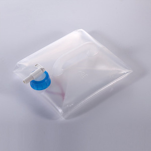 Portable Transparent Plastic Water Storage <b>Bag</b> 10L With Tap For Camping Outdoor Use 2-Pack - Product Image 6