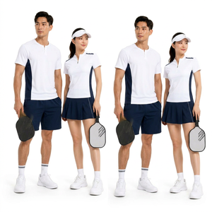 Premium Pickleball Unisex Athletic Performance <b>Shirt</b> and Shorts Set Moisture Wicking Solid Color All Seasons Apparel - Product Image 1