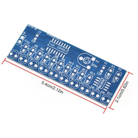 Kits électroniques intelligents NE555 + CD4017 Kit de bricolage à écoulement d'eau avec lumière LED Suite de production électronique DIY pour l'apprentissage de l'électronique