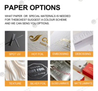 Brochure de présentation de documents en papier cartonné de luxe format A4/A5 avec logo d'entreprise personnalisé, impression offset et marquage à chaud, vente en gros