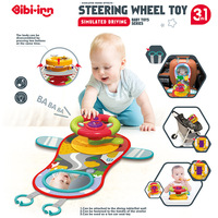 12 à 18 mois jouets pour tout-petits avec simulation de lumières musique multifonctionnelle simulation de volant jouets de conduite