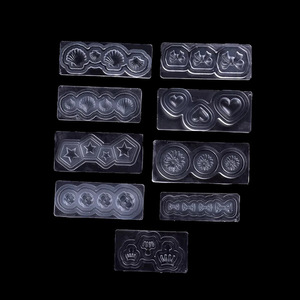 Tszs Multi-Thiết Kế Nhựa Móng Tay Nghệ Thuật Khắc Khuôn Mùa Hè Trái Tim Vỏ Sao Hình Móng Tay Nghệ Thuật Silicone Khuôn Tự Làm Móng Tay Gel Stencils - Product Image 6