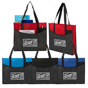 กระเป๋าโท้ทผ้า Non-Woven รุ่น Imaiwill MG 1382 แบบกำหนดโลโก้เองได้ พร้อมพิมพ์ลายด้วยความร้อน ดีไซน์ปรับแต่งได้สำหรับงานอีเว้นท์และของขวัญ - Product Image 1