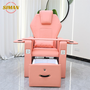 Siman - Nouveau mobilier de salon de beauté - Chaises de pédicure électriques multifonctionnelles de luxe modernes - Spa pour les pieds - <span class=keywords><strong>Rose</strong></span> - Product Image 2