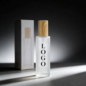 Flacons cosmétiques personnalisés de 100 ml et 120 ml en verre givré blanc, ensembles de flacons de lotion vides et pots de crème de 30 g et 50 g - Product Image 3