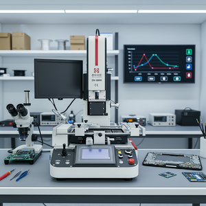 Estación de Soldadura Inteligente de Aire Caliente, Potente, para Reparación de Laptops, Computadoras de Escritorio, Xbox, <span class=keywords><strong>PS3</strong></span>, Reparación de Todos los Chipsets, Herramienta y Máquinas de Reparación Móvil - Product Image 1