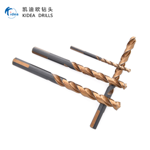 Kidea công cụ HSS Vàng & Đen hoàn thành M35 Cobalt 5% đầy đủ mặt đất <span class=keywords><strong>Twist</strong></span> khoan <span class=keywords><strong>bit</strong></span> cho khoan kim loại cứng thép không gỉ - Product Image 4