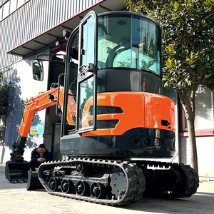 รถขุดขนาดเล็กสำหรับการเกษตร จัดส่งรวดเร็ว 2.5 ตัน เครื่องยนต์ Kubota ราคาถูก รถขุดขนาดเล็กพร้อมห้องโดยสาร รถขุดมือสอง - Product Image 1
