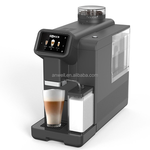 ANWELL Cafetera Comercial Totalmente Automática, Calentamiento Rápido, Espuma de Leche Ajustable, para Uso en Bares, 20 Bares de Presión - Product Image 3