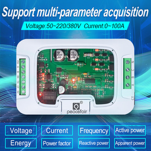 PZEM-6L24三相交流电能表模块100A 380V RS485 Modbus RTU功率监控器，带kWh PF频率线圈CT - Product Image 3