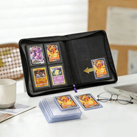 Classeur de cartes de collection personnalisé, modèle Best Vault, 9 pochettes, pour cartes de sport (baseball, football), PTCG, en PU imperméable avec fermeture éclair