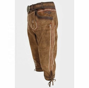 เสื้อเชิ๊ตผู้ชายแบบดั้งเดิมของเยอรมัน Oktoberfest Lederhosen กางเกงขาสั้นหนังย้อนยุคปาร์ตี้ฤดูร้อน - Product Image 3